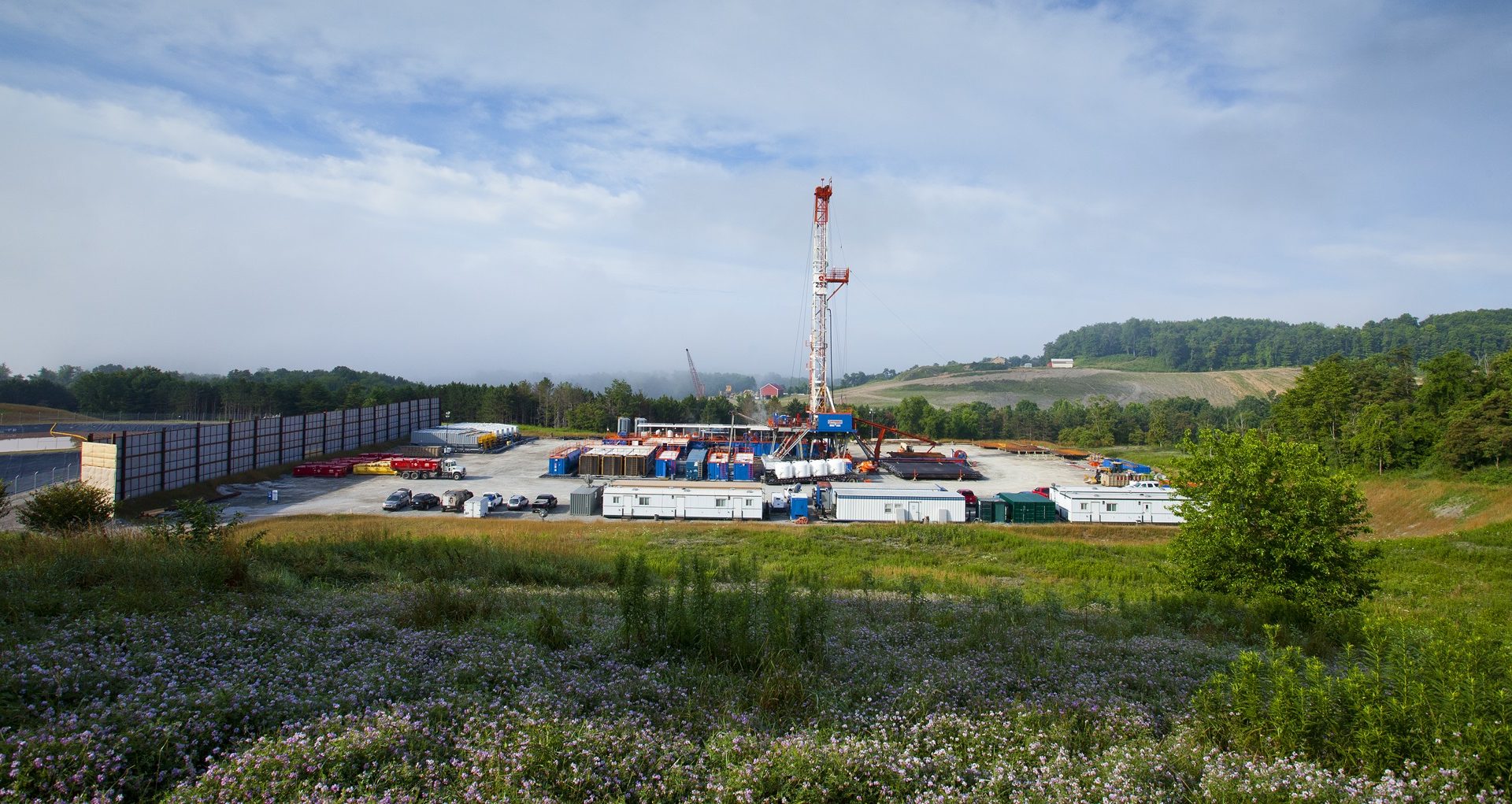 natural gas drill site